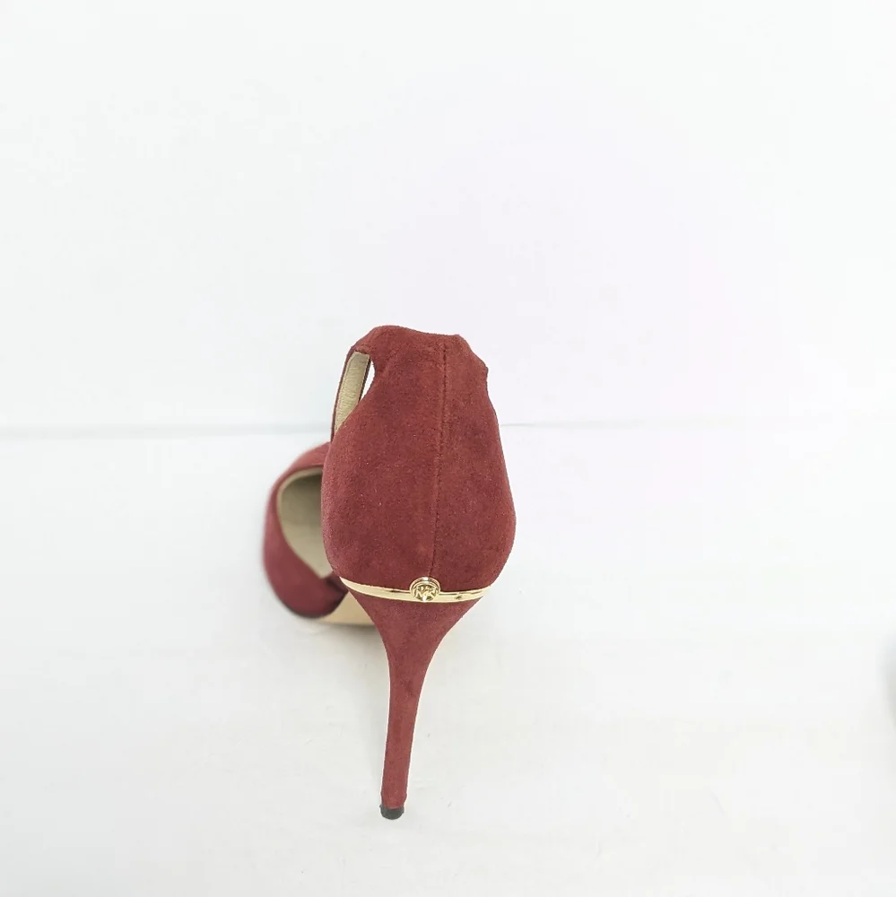 Michael kors suede heels